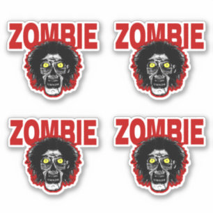 ZOMBIE-Head Sticker