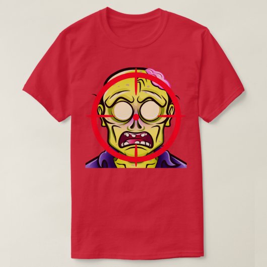 zombie-headshot t-shirt (Design voorkant)