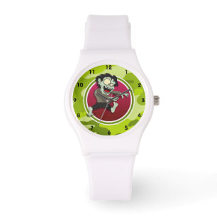 Zombie; heldere groene camo, camouflage horloge