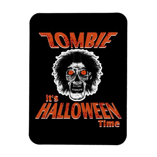 ZOMBIE Het is Halloween Time Magneet (Verticaal)