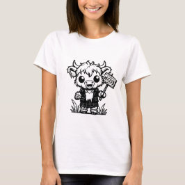 Zombie Highland Koe T-shirt
