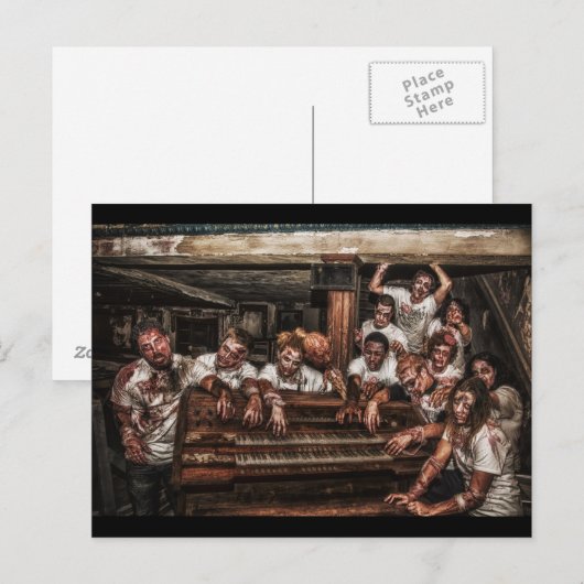 zombie hit parade briefkaart (Voorkant / Achterkant)