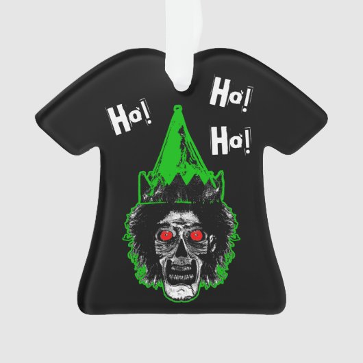 Zombie - Ho! Ho! Ho, op Black Ornament (voorkant)