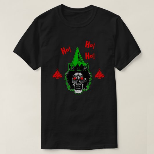 Zombie - Ho! Ho! Ho! Stijl 2 T-shirt (Design voorkant)