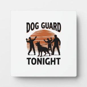 Zombie Hond Patrol Vintage Halloween T-shirt_1 Fotoplaat
