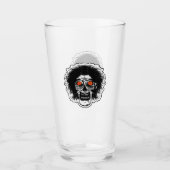 ZOMBIE-HOOFD Oranje ogen Glas (Voorkant)