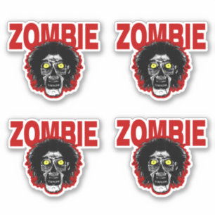 ZOMBIE - Hoofd Sticker
