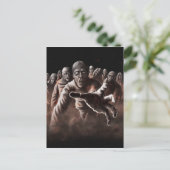 Zombie Horde Briefkaart (Staand voorkant)