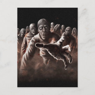 Zombie Horde Briefkaart