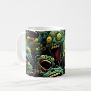 Zombie Horde, Halloween, Spooky, Gift Koffiemok