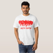 ZOMBIE HORDE! -Rood T-shirt (Voorkant volledig)