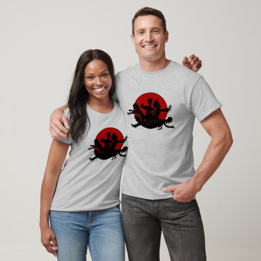 Zombie Horde Silhouette T-shirt (Unisex)