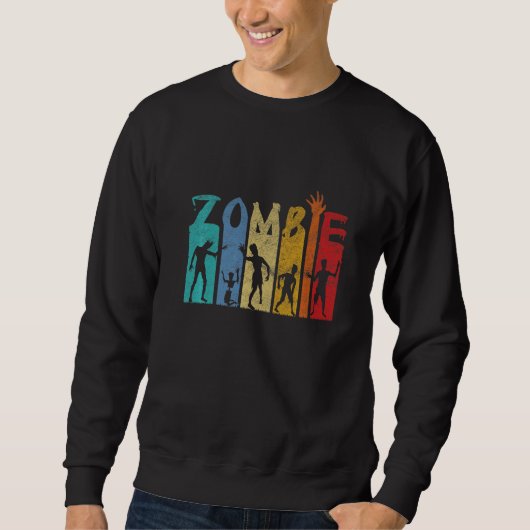 Zombie Horror Halloween Ondoden Lijk Zombies Trui (Voorkant)