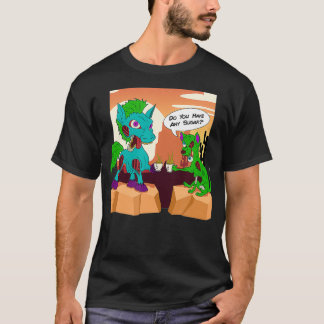 Zombie Horse Zombie Dog die thee in de woestijn go T-shirt