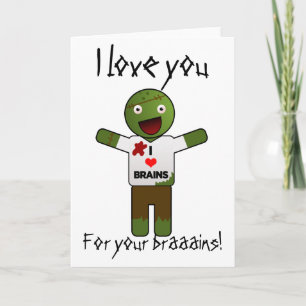 Zombie houdt van je voor je hersenen! kaart