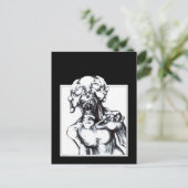 Zombie Hunger Briefkaart (Staand voorkant)