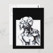 Zombie Hunger Briefkaart (Voorkant / Achterkant)