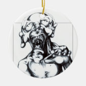 Zombie Hunger Keramisch Ornament (Voorkant)