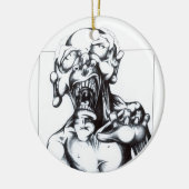 Zombie Hunger Keramisch Ornament (Links)