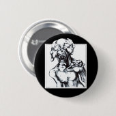 Zombie Hunger Ronde Button 5,7 Cm (Voorkant /achterkant)