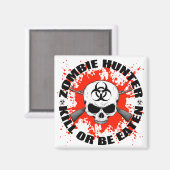 Zombie Hunter 1 Magneet (Voorkant / Achterkant)