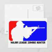 zombie hunter 3 briefkaart (Voorkant / Achterkant)