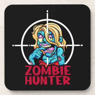 "Zombie Hunter" Bier Onderzetter