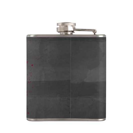 Zombie Hunter Brew Creepy Cool Persoonlijk Heupfles (Achterkant)