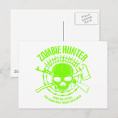 Zombie Hunter Briefkaart (Voorkant / Achterkant)