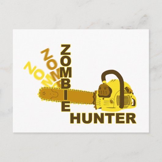 Zombie Hunter Briefkaart (Voorkant)