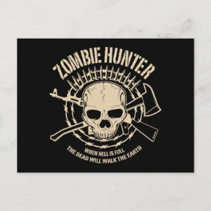 Zombie Hunter Briefkaart