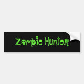 Zombie Hunter Bumpersticker (Voorkant)