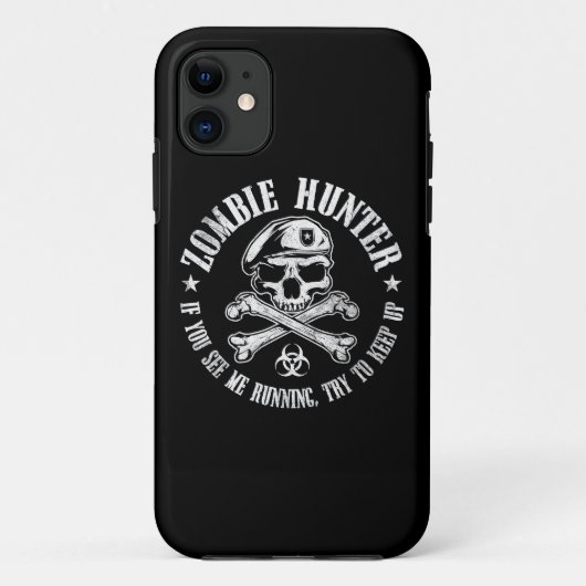 zombie hunter Case-Mate iPhone case (Achterkant)