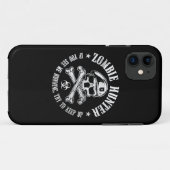zombie hunter Case-Mate iPhone case (Achterkant (horizontaal))
