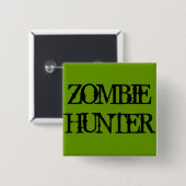 Zombie Hunter, Green Square Button (Voorkant /achterkant)