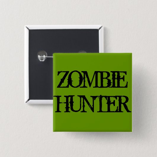 Zombie Hunter, Green Square Button (Voorkant /achterkant)