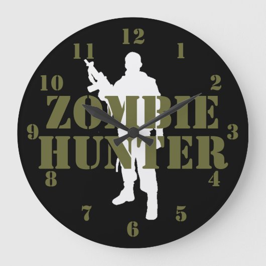 ZOMBIE HUNTER GROTE KLOK (Voorkant)