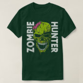 Zombie Hunter Halloween Apparel Funny Halloween T-shirt (Design voorkant)