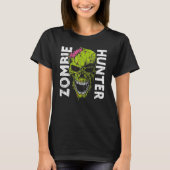 Zombie Hunter Halloween Apparel Halloween 1 T-shirt (Voorkant)