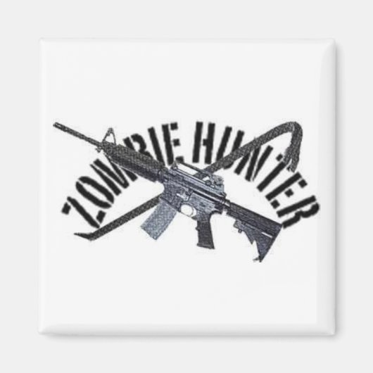 zombie hunter magneet (Voorkant)