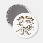 Zombie Hunter Magnet (Voorkant / Achterkant)