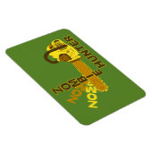 Zombie Hunter Magnet (groene achtergrond) Magneet (Rechterzijde)