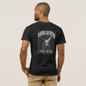 zombie hunter mannen shirt (Achterkant volledig)