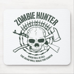 Zombie Hunter Mousepad Muismat
