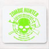 Zombie Hunter Mousepad Muismat (Voorkant)