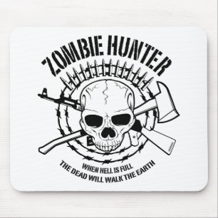 Zombie Hunter Mousepad Muismat