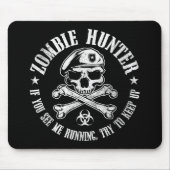 zombie hunter ondood levend dood muismat (Voorkant)