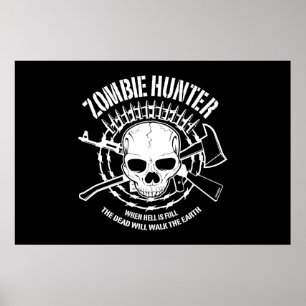 zombie hunter ondood levend dood poster
