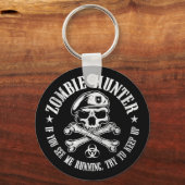 zombie hunter ondood levend dood sleutelhanger (Voorkant)