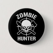 Zombie Hunter Ronde Button 5,7 Cm (Voorkant)